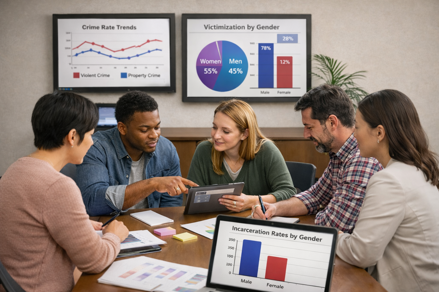 Course Image Crime Statistics from a Gender Perspective