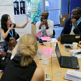 People in meeting